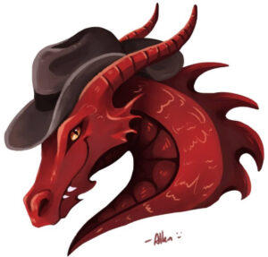 Vern the dragon by Allen Oaks