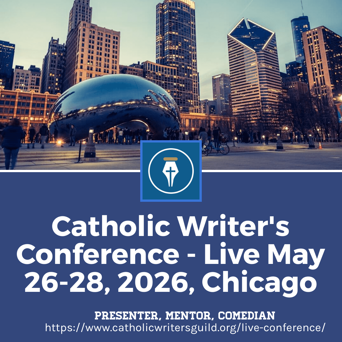 Karina Fabian speaks at Catholic Writer's Conference - Live May 26-28, 2026, Chicago