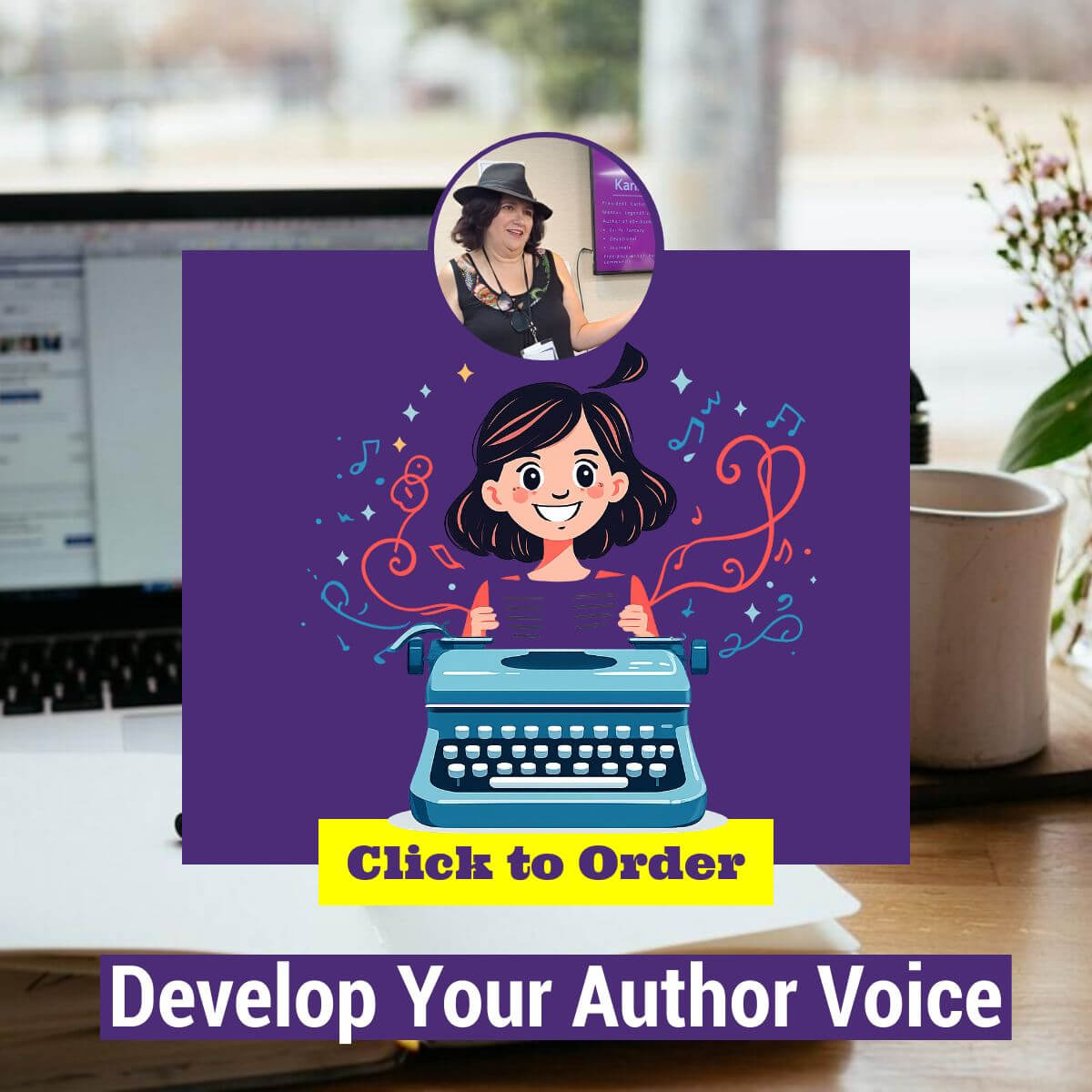 Develop your Author Voice by Karina Fabian – webinar icon 