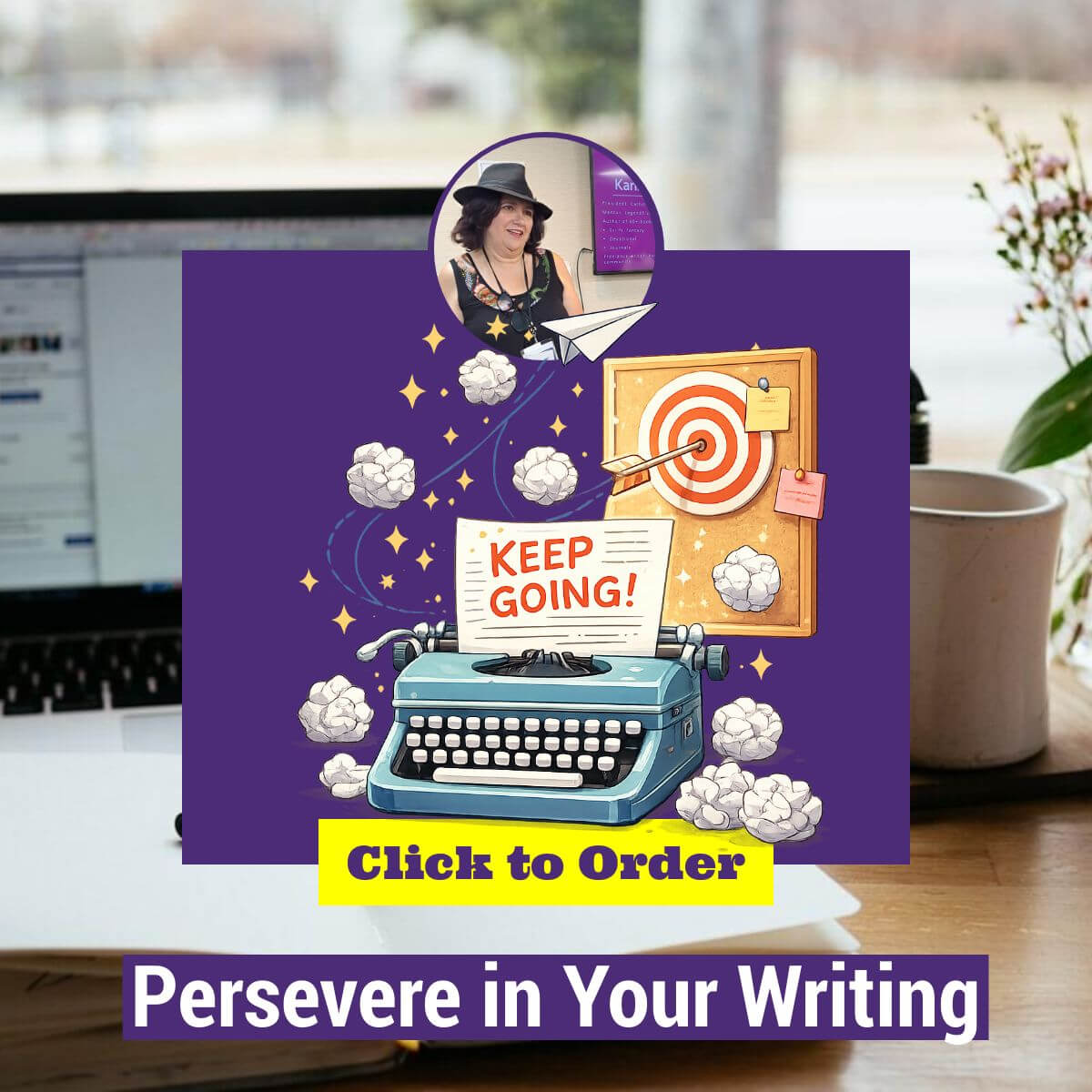 Persevere in Your Writing  by Karina Fabian – webinar icon 