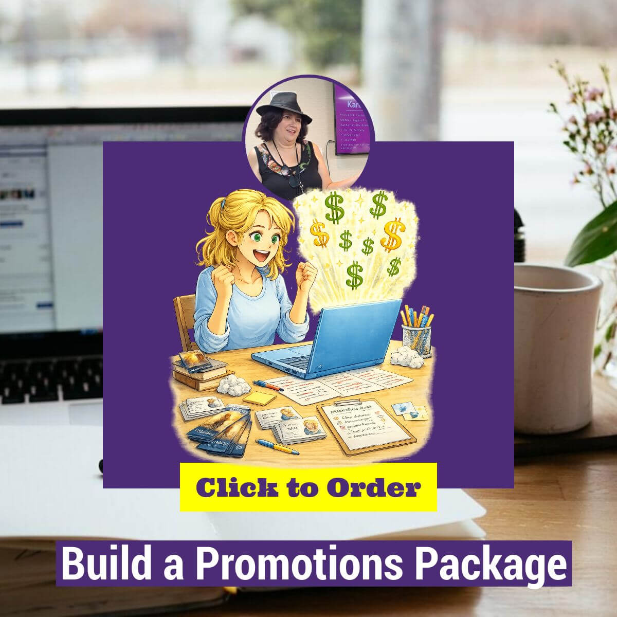 Build a Promotions Package for your book by Karina Fabian – webinar icon 