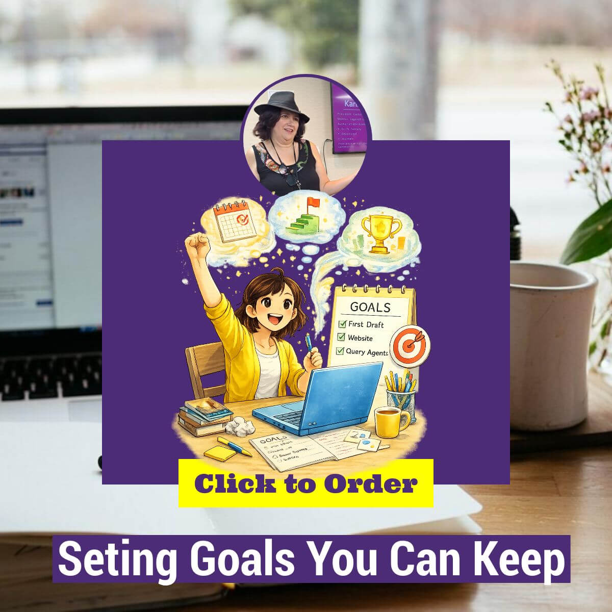 Goal Setting by Karina Fabian – webinar icon 