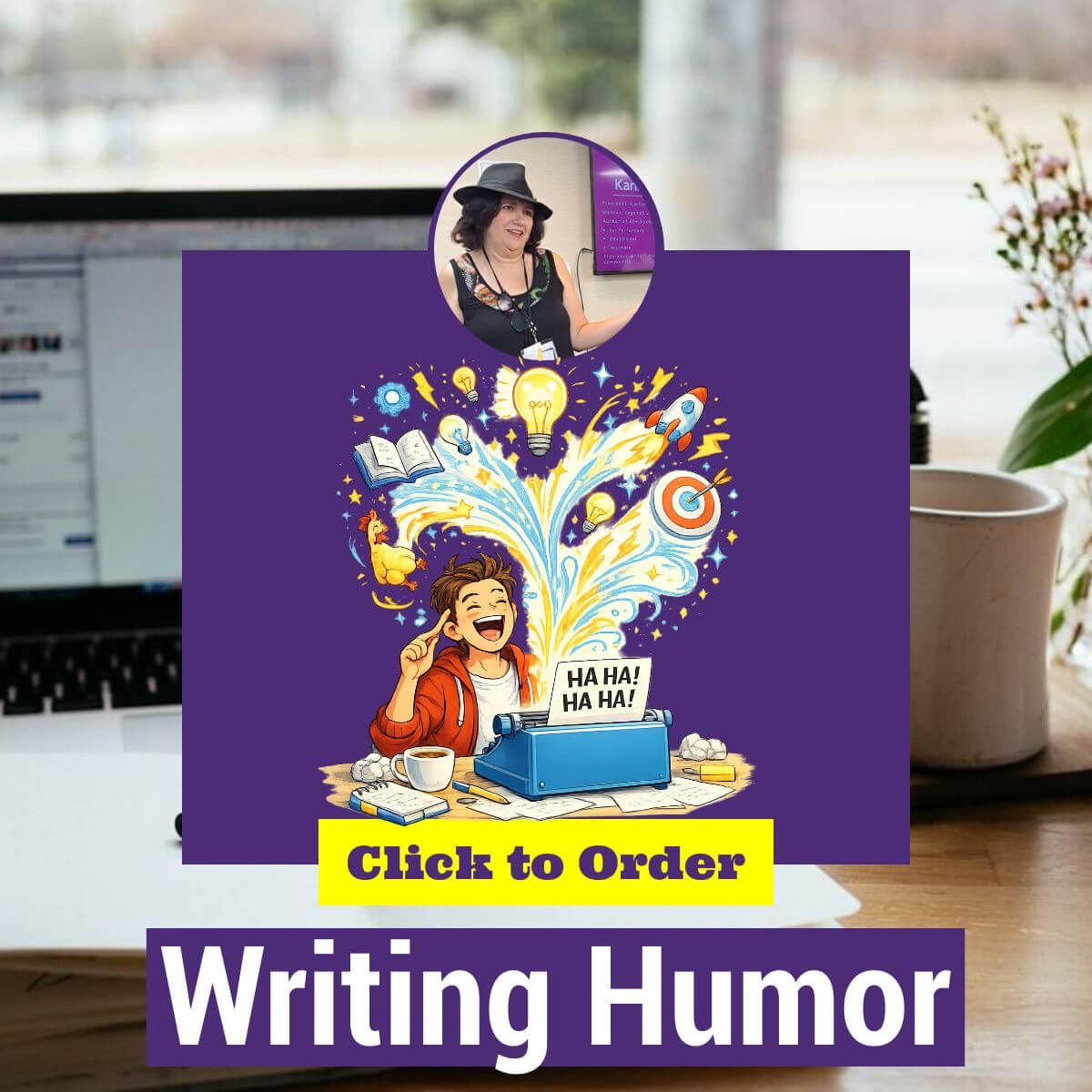 Humor writing by Karina Fabian – webinar icon