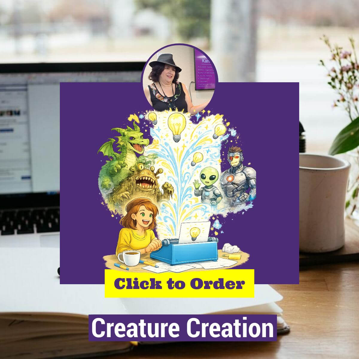 Creature Creation by Karina Fabian – webinar icon 