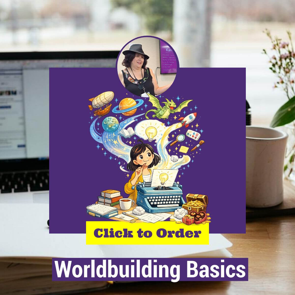 Worldbuilding basics by Karina Fabian – webinar icon